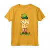 Papa Elfo di Natale - T-shirt Pigiama Corrispondenza per Famiglia - Regalo Divertente Vacanze Natalizie