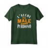 Regalo divertente - L’alcol fa male ma io lo perdono Maglietta - Ideale per Compleanni e Feste - Originale e Personalizzata