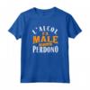Regalo divertente - L’alcol fa male ma io lo perdono Maglietta - Ideale per Compleanni e Feste - Originale e Personalizzata