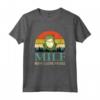 MILF-Man I Love Frogs - Retro Maglietta per Amanti delle Rane - Regalo Divertente per Anfibi - Ideale per Natale o Compleanno