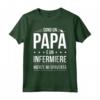 Sono un Papà e un Infermiere - Maglietta Regalo Divertente per Papà Infermiere - Ideale per Compleanno o Natale