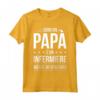 Sono un Papà e un Infermiere - Maglietta Regalo Divertente per Papà Infermiere - Ideale per Compleanno o Natale