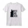 Star Wars Festa del Papà Darth Vader Best Dad Ever Tonal Maglietta - Abbigliamento Ufficiale - Ideale come Regalo