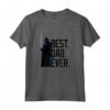 Star Wars Festa del Papà Darth Vader Best Dad Ever Tonal Maglietta - Licenza Ufficiale - Regalo Unico per Papà Fan di Star Wars