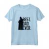Star Wars Festa del Papà Darth Vader Best Dad Ever Tonal Maglietta - Licenza Ufficiale - Regalo Unico per Papà Fan di Star Wars