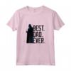 Star Wars Festa del Papà Darth Vader Best Dad Ever Tonal Maglietta - Licenza Ufficiale - Regalo Unico per Papà Fan di Star Wars
