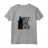 Star Wars Festa del Papà Darth Vader Best Dad Ever Tonal Maglietta - Licenza Ufficiale - Regalo Unico per Papà Fan di Star Wars