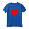 Grande Cuore Rosso - Maglietta Originale per San Valentino - Regalo Perfetto per Uomo e Donna