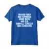 Good Sex No Stress One Boo No Ex Vaporwave Maglietta - Streetwear 90s Graphic Saying - Ideale per Natale o Compleanno