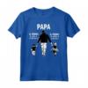 Papà il Primo Eroe Di Un Figlio il Primo Amore Di Una Figlia Maglietta - Regalo Compleanno per il Miglior Papà - Idee Regalo per la Festa del Papà e Natale
