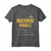 Ingegnere Navale Definizione | HapTiger Maglietta - Idea Regalo Divertente per Ingegnere Navale Uomo e Donna - Perfetto per Compleanno, Festa del Papà o Laurea