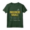 Ingegnere Navale Definizione | HapTiger Maglietta - Idea Regalo Divertente per Ingegnere Navale Uomo e Donna - Perfetto per Compleanno, Festa del Papà o Laurea