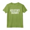 Assistente Bagnanti Bagnino Salvataggio SCRITTA FRONTE/RETRO Maglietta - Stile Vintage - Regalo Originale per Bagnini e Appassionati di Salvataggio