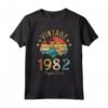 Vintage 1982 - Made In 1982 39° Compleanno Donne 39 Anni Maglietta - Regalo Compleanno Speciale Retro Anni '80