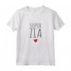 Super Zia Amore Cuore - Migliore Zia del Mondo - Regalo Maglietta per Festa della Mamma e Compleanno - Idea Regalo Nipote per Madrina