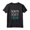 Scritta Divertente Non Mi Dovete Stressare Donna Maglietta - Ideale per Compleanno, Festa della Mamma o Natale - Regalo Umoristico per Donne Ironiche