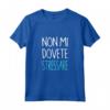 Scritta Divertente Non Mi Dovete Stressare Donna Maglietta - Ideale per Compleanno, Festa della Mamma o Natale - Regalo Umoristico per Donne Ironiche