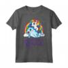 Unicorn Squad Narval - Maglietta da Bambina con Unicorno Arcobaleno - Idea Regalo per Compleanni e Natale