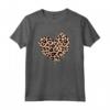 Cuore Leopardato - Felpa con Cappuccio Donna Ragazza Carino - Ideale per la Festa della Mamma o Compleanni