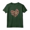 Cuore Leopardato - Felpa con Cappuccio Donna Ragazza Carino - Ideale per la Festa della Mamma o Compleanni
