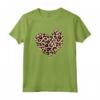 Cuore Leopardato - Felpa con Cappuccio Donna Ragazza Carino - Ideale per la Festa della Mamma o Compleanni