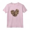 Cuore Leopardato - Felpa con Cappuccio Donna Ragazza Carino - Ideale per la Festa della Mamma o Compleanni
