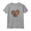 Cuore Leopardato - Felpa con Cappuccio Donna Ragazza Carino - Ideale per la Festa della Mamma o Compleanni