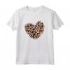 Cuore Leopardato - Felpa con Cappuccio Donna Ragazza Carino - Ideale per la Festa della Mamma o Compleanni