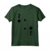 Due Di Picche Carte Halloween Costume 2 Maglietta - Idea Regalo Divertente per Famiglia - Coordinate per Vacanze