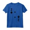 Due Di Picche Carte Halloween Costume 2 Maglietta - Idea Regalo Divertente per Famiglia - Coordinate per Vacanze