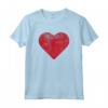T-shirt rossa per San Valentino con cuore carino vintage - Perfetta per festeggiare l'Amore - Ideale per Tutta la Famiglia