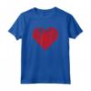 T-shirt rossa per San Valentino con cuore carino vintage - Perfetta per festeggiare l'Amore - Ideale per Tutta la Famiglia