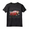 HapTiger Pixar Cars Lightning McQueen Finish Maglietta - Official Pixar Apparel for Kids and Fans