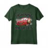 HapTiger Pixar Cars Lightning McQueen Finish Maglietta - Official Pixar Apparel for Kids and Fans