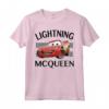 HapTiger Pixar Cars Lightning McQueen Finish Maglietta - Official Pixar Apparel for Kids and Fans