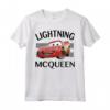HapTiger Pixar Cars Lightning McQueen Finish Maglietta - Official Pixar Apparel for Kids and Fans