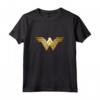 Logo DC Wonder Woman 3D con Motivo Cachemire Canotta - Maglietta Eroe per Fan di Supereroi DC - Ideale come Regalo per Compleanni o Vacanze