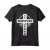 Divertente regalo per il 33° compleanno cristiano - I SURVIVED JESUS 33 anni Maglietta - Idea Regalo Compleanno 1987