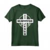 Divertente regalo per il 33° compleanno cristiano - I SURVIVED JESUS 33 anni Maglietta - Idea Regalo Compleanno 1987
