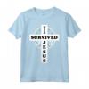 Divertente regalo per il 33° compleanno cristiano - I SURVIVED JESUS 33 anni Maglietta - Idea Regalo Compleanno 1987