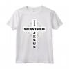 Divertente regalo per il 33° compleanno cristiano - I SURVIVED JESUS 33 anni Maglietta - Idea Regalo Compleanno 1987