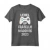 Fratello Maggiore 2023 Giocatore - Regalo Big Brother Maglietta per Fratelli Maggiori - Ideale per Bambini che non Saranno più Figli Unici