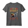 It's Spooky Month Retro Tee per Ragazzi - Maglietta Halloween Spettrale per Bambini - Ideale per il Giocatore