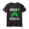 Livello 11 Superato - Compleanno 11 Anni Regalo Gamer Maglietta - Ideale per Videogiocatori Console - Fantastico Abbigliamento da Gaming