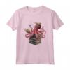 Octopus Lettura Libro caffè Divertimento - Maglietta per Amanti dei Libri, Bibliotecari e Insegnanti - Ideale per Compleanni e Feste