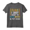Nerd Cane Da Compagnia Topo Di Biblioteca Libri Leggere - Maglietta per Amanti dei Libri e Cani - Ideale per Topi di Biblioteca e Bibliotecari