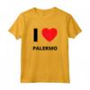 I Love Palermo - Maglietta Turismo di Viaggio - Souvenir Ideale per Papà, Mamma, Fratello o Figlia
