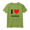 I Love Palermo - Maglietta Turismo di Viaggio - Souvenir Ideale per Papà, Mamma, Fratello o Figlia