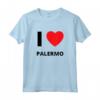 I Love Palermo - Maglietta Turismo di Viaggio - Souvenir Ideale per Papà, Mamma, Fratello o Figlia