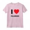 I Love Palermo - Maglietta Turismo di Viaggio - Souvenir Ideale per Papà, Mamma, Fratello o Figlia